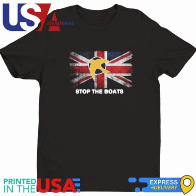 Stop The Boats Uk Flag Shirt