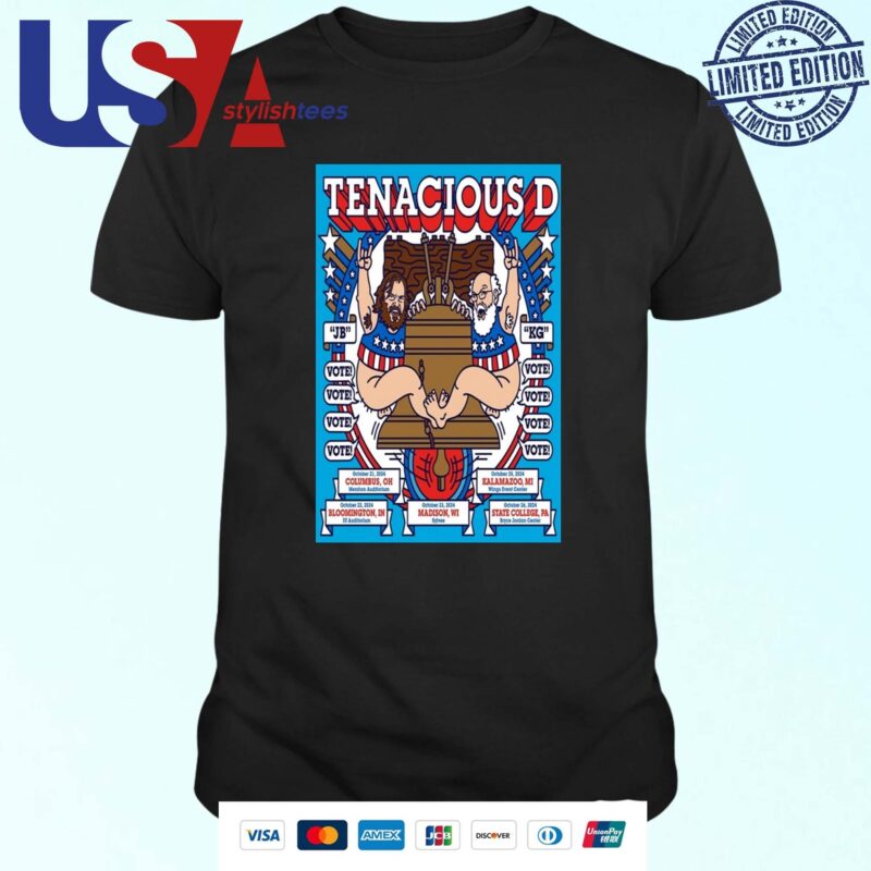 Tenacious D Rock The Vote Tour 2024 T-shirt