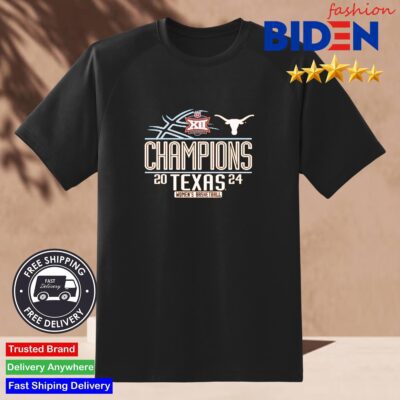 Texas Longhorns 2024 Big 12 Women's Basketball Conference Tournament Champions T-shirt
