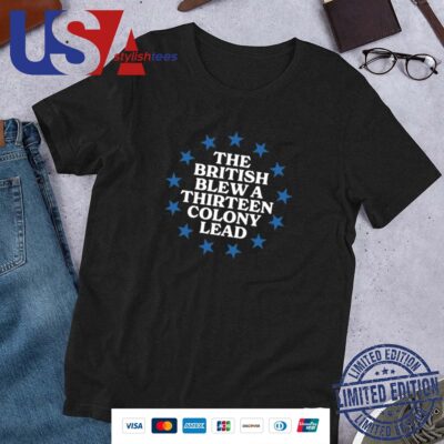 The British Blew A 13 Colony Lead Shirt