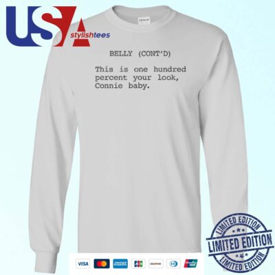 The Summer I Turned Pretty – Belly Script Quote Sweater