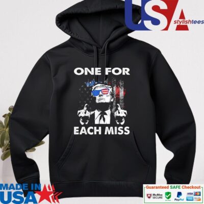 Official Trump Middle Fingers One For Each Miss American Flag hoodie