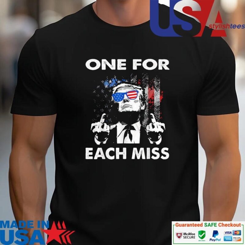 Official Trump Middle Fingers One For Each Miss American Flag unisex