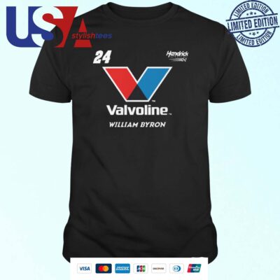 Hendrick Motorsports William Byron #24 Valvoline T-shirt