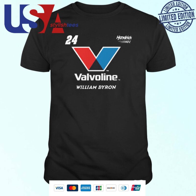 Hendrick Motorsports William Byron #24 Valvoline T-shirt