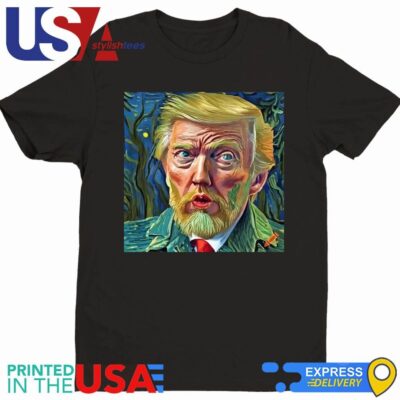 Official Donald Trump styled as Van Gogh with an ear bandage Shirt