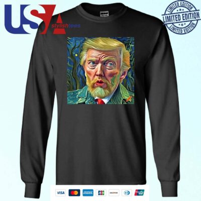Official Donald Trump styled as Van Gogh with an ear bandage Sweater