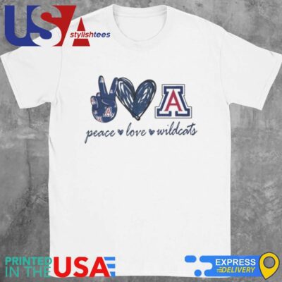 Peace Love Arizona Wildcats Shirt