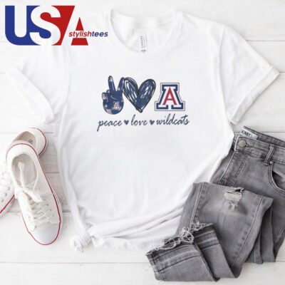 Peace Love Arizona Wildcats T-shirt