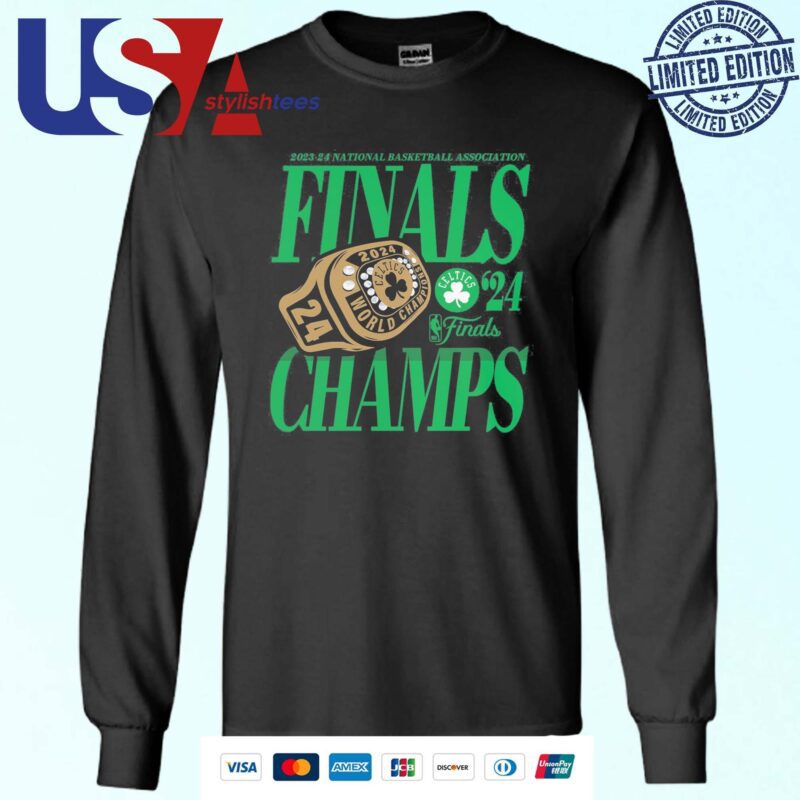 Original Boston Celtics 2024 NBA Finals Champions Ring World Champions Sweater