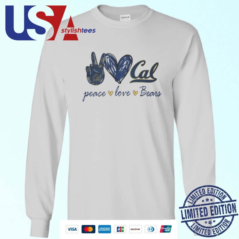 Peace Love California Golden Bears Sweater