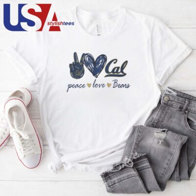 Peace Love California Golden Bears T-shirt