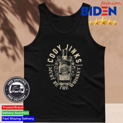 Official Cody Jinks CJ Whiskey Shirt Tank Top Den