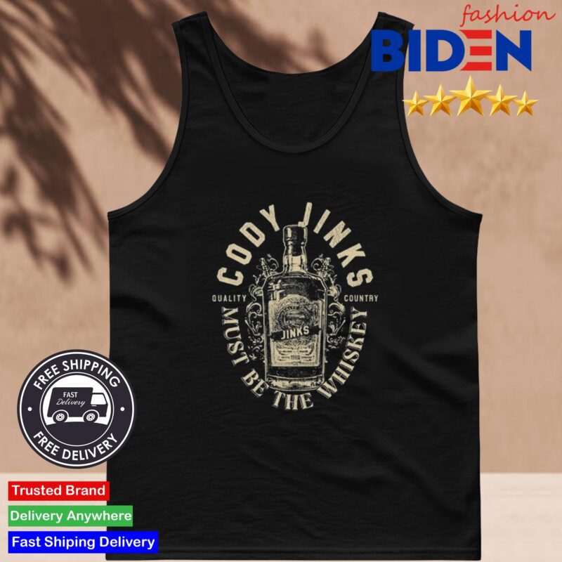 Official Cody Jinks CJ Whiskey Shirt Tank Top Den