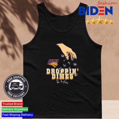 Northern Iowa NCAA Men's Basketball Cole Henry Droppin Dimes Tank Top