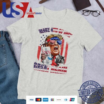 Trump Coors Light Make 4th of July Great Again 2024 Shirt