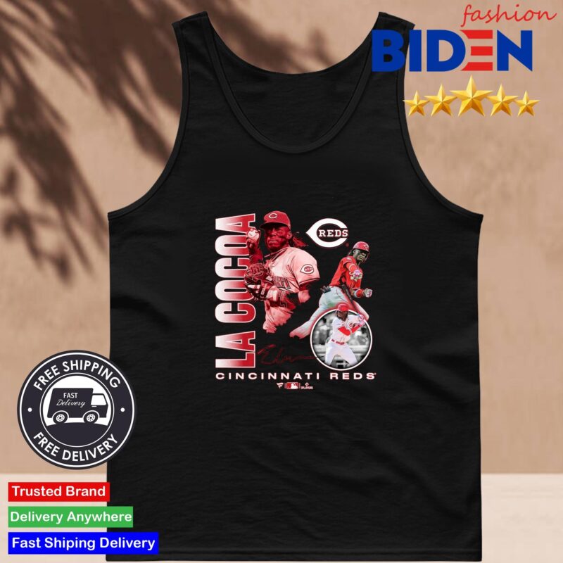 Elly De La Cruz Red Cincinnati Reds Home Run Nickname Tank Top