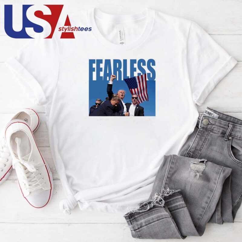 Trump Shooting Fearless Trump 2024 T-shirt