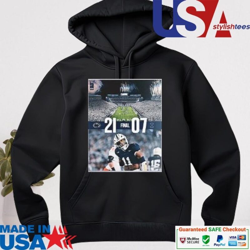 Official Penn State Nittany Lions 21 7 Illinois Fighting Illini hoodie