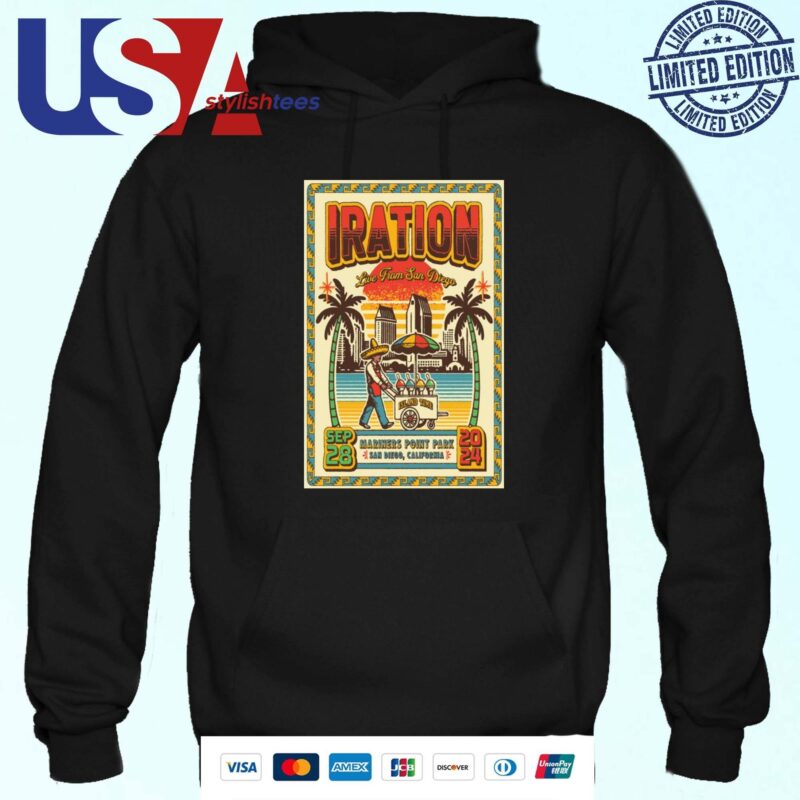 Iration Sept 28 2024 Mariners Point Park In San Diego CA Tour Hoodie