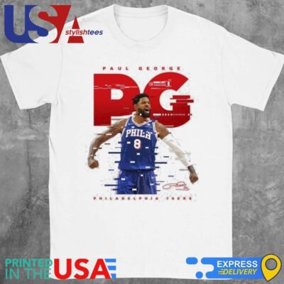 Paul George Philadelphia 76ers Signature Shirt