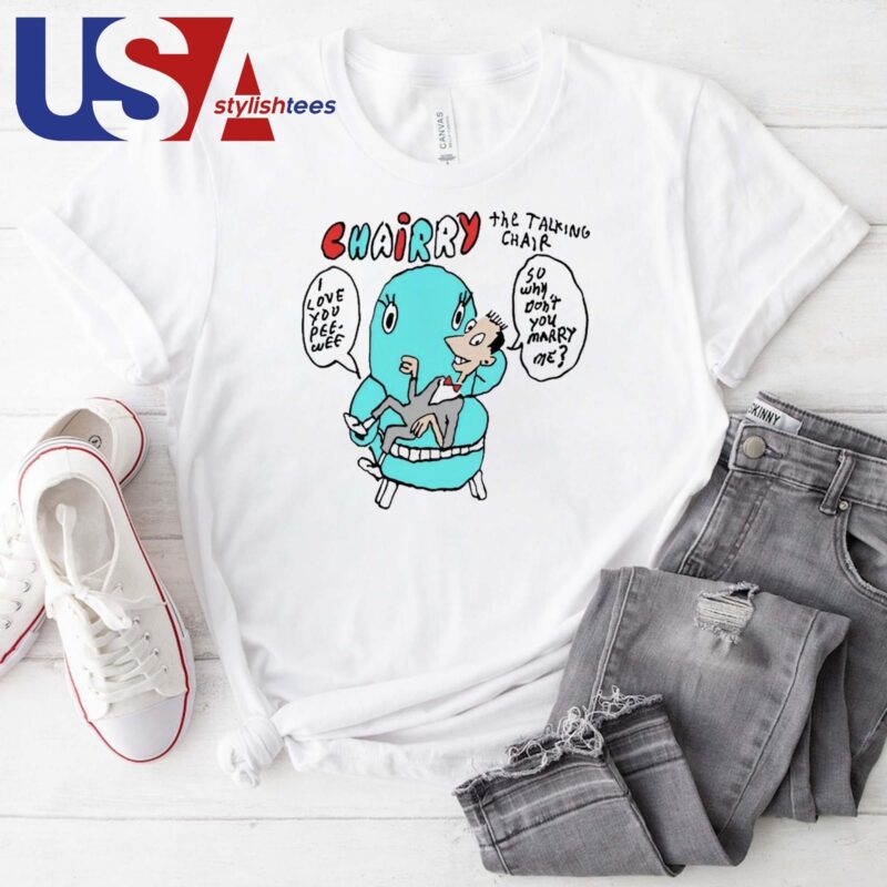 Pee-Wee Herman Chairry The Talking Chair T-shirt
