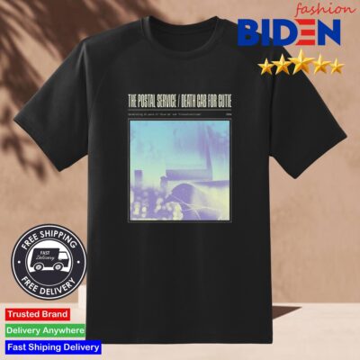 The Postal Service Death Cab For Cutie Spring 2024 Anniversary Tour Shirt