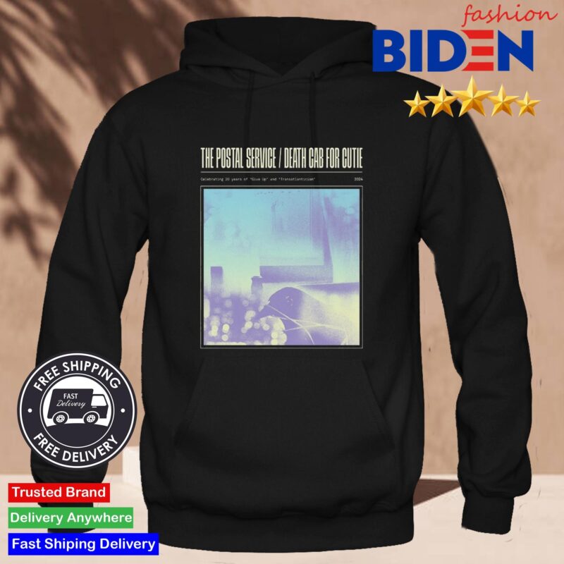 The Postal Service Death Cab For Cutie Spring 2024 Anniversary Tour Hoodie