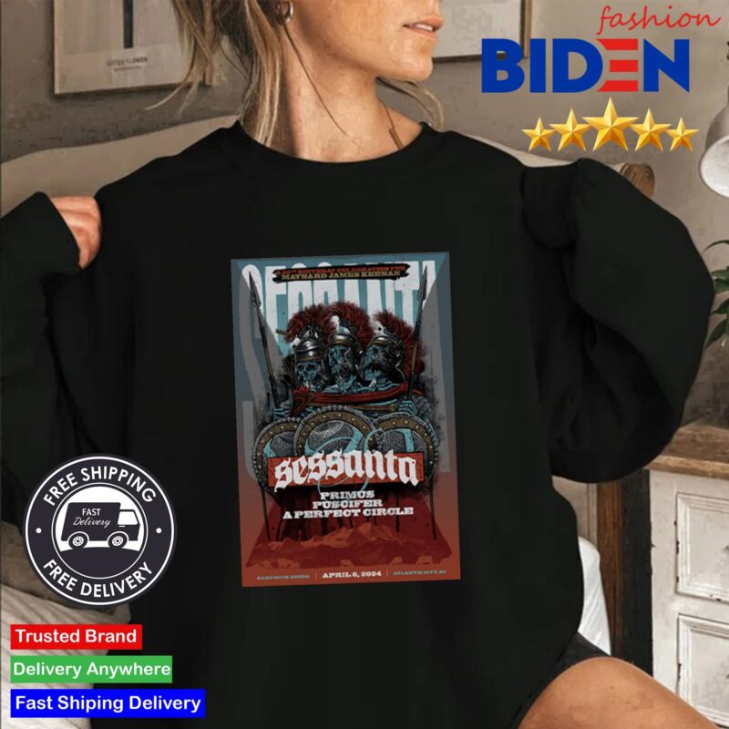 Sessanta Primus Puscifer A Perfect Circle April 6 2024 Atlantic City NJ A 60th Birthday Celebration For Maynard James Keenan Shirt Sweater Den