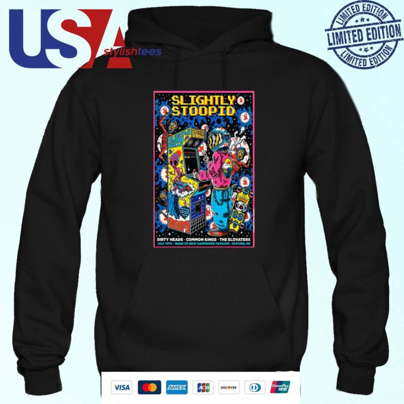 Official Slightly Stoopid Bank Of New Hampshire Pavilion in Gilford NH Jul 14 2024 Hoodie