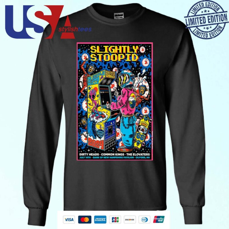 Official Slightly Stoopid Bank Of New Hampshire Pavilion in Gilford NH Jul 14 2024 Sweater