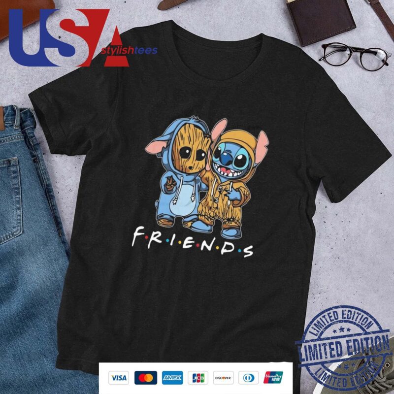 Stitch And Groot Marvel Disney Best Friends For Life Shirt