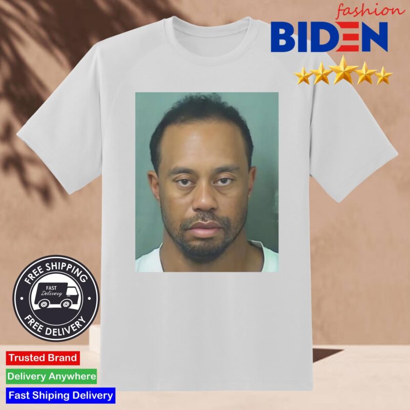 Tiger Woods Mugshot Shirt