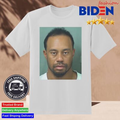 Tiger Woods Mugshot Shirt