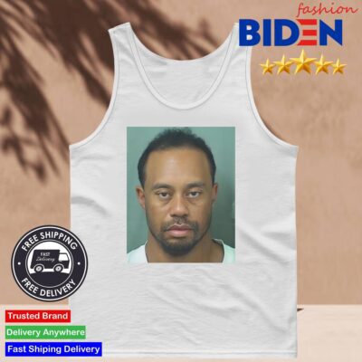 Tiger Woods Mugshot Tank Top