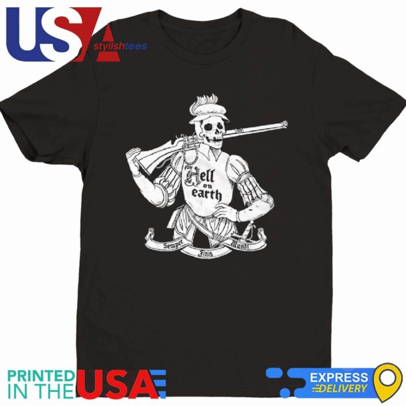 Official Hell On Earth Skeleton Chapo Trap House T-Shirt