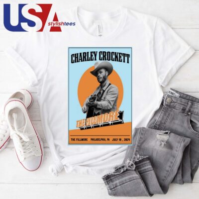 Charley Crockett The Fillmore July 19 2024 Philadelphia PA T-shirt