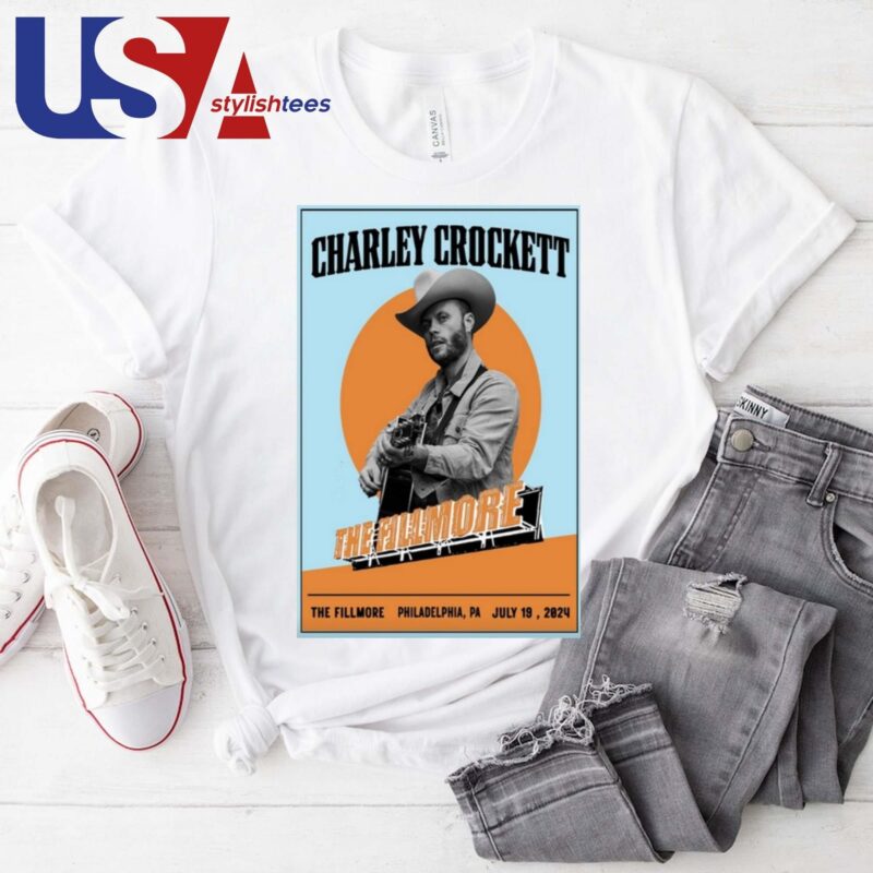 Charley Crockett The Fillmore July 19 2024 Philadelphia PA T-shirt