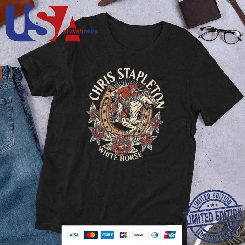 Chris Stapleton White Horse Rose Shirt