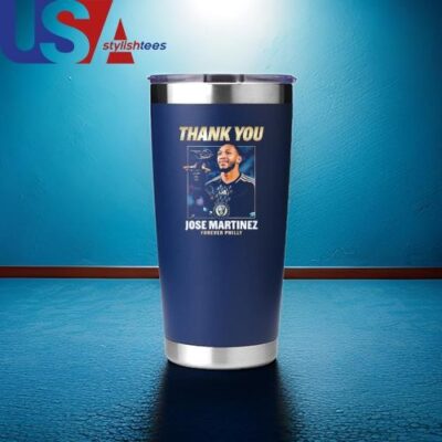 Thank You Jose Martinez Forever Philly Signature Mug, Tumbler Tumbler 20oz Black
