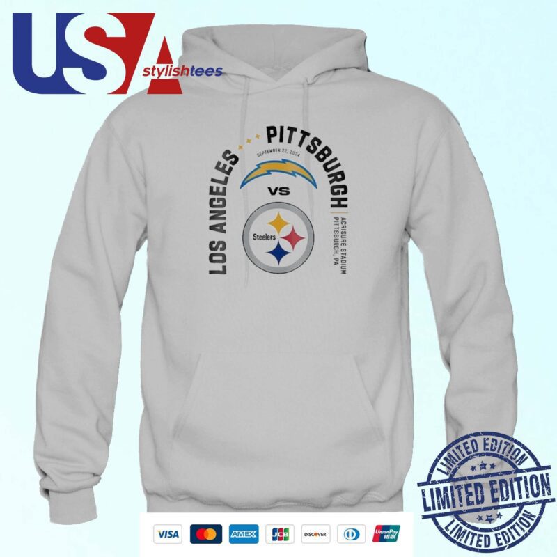 Pittsburgh Steelers vs. Los Angeles Chargers Sept 22 2024 Game Day Hoodie
