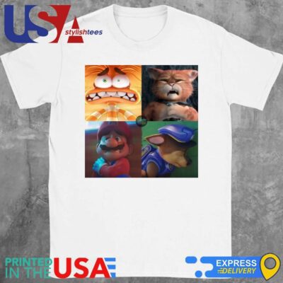 Panic Attack Anxiety Inside Out Puss In Boots Mario Paw Patrol Shirt