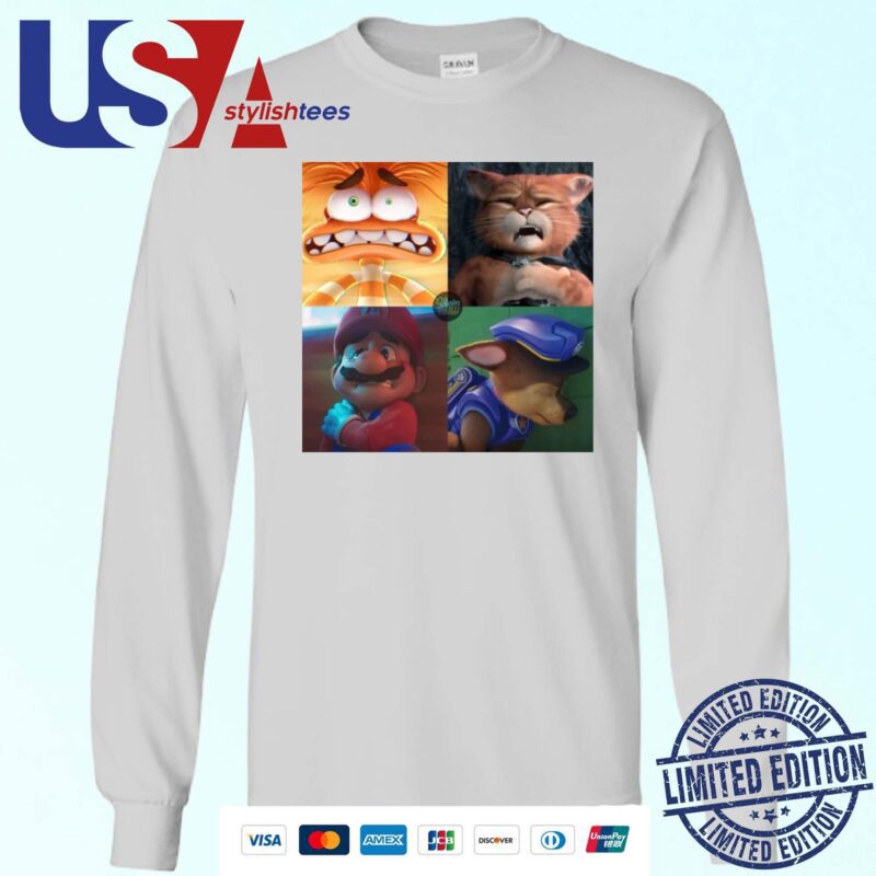 Panic Attack Anxiety Inside Out Puss In Boots Mario Paw Patrol Sweater