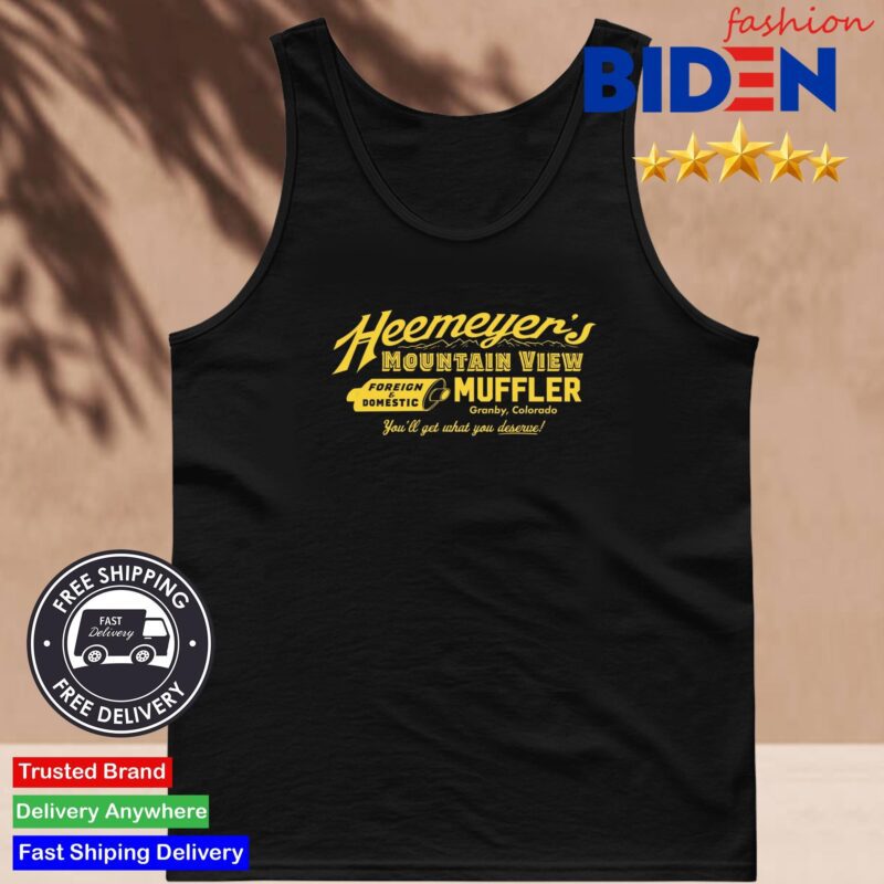 Heemeyer's Mountain View Muffler Performance Tank Top