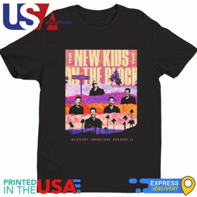 Official New Kids On The Block July 6 2024 Acrisure Arena At Greater Palm Springs in Palm Desert CA Shirt