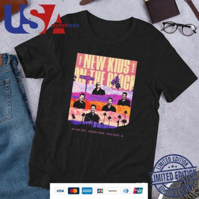 Official New Kids On The Block July 6 2024 Acrisure Arena At Greater Palm Springs in Palm Desert CA Shirt