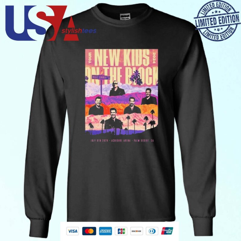 Official New Kids On The Block July 6 2024 Acrisure Arena At Greater Palm Springs in Palm Desert CA Sweater