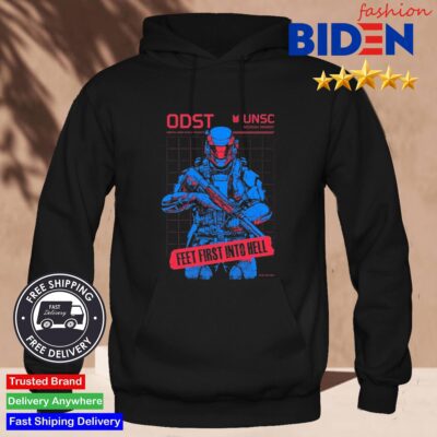 Odst Feet First Into Hell Shirt Hoodie Den