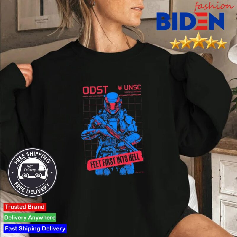 Odst Feet First Into Hell Shirt Sweater Den
