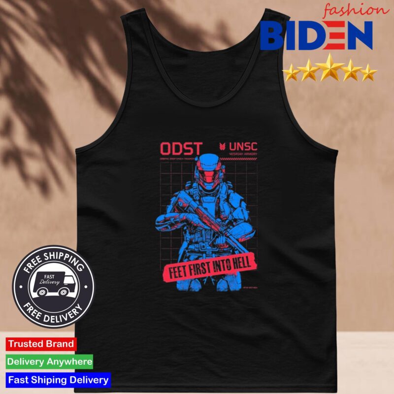 Odst Feet First Into Hell Shirt Tank Top Den